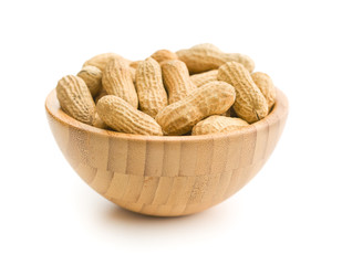dried peanuts in bowl