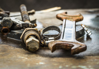 Used parts for repair of equipment