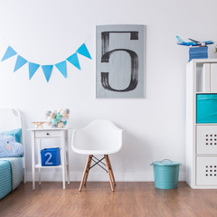 Modern room not only for boy