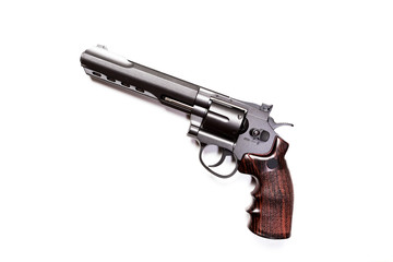 hand gun isolated on white background