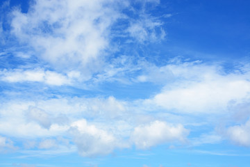 沖縄上空のさわやかな空 