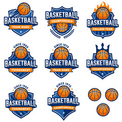 Vector Basketball Logos - 111472611