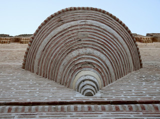 ALMENA SEMICIRCULAR DEL castillo de  Coca es una fortificación de la localidad de Coca (Segovia,...