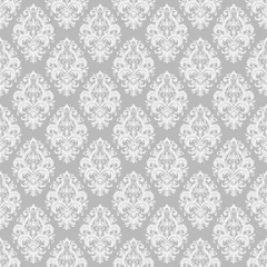 Deurstickers seamless damask pattern © psk55