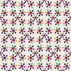 Color hexagon pattern background