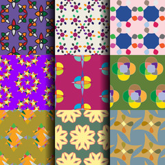Fototapeta na wymiar Color hexagon pattern background