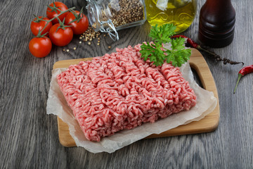 Minced beef meat