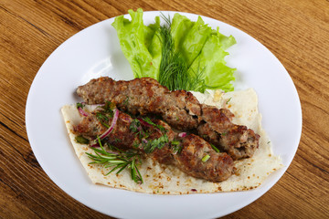 Lamb kebab