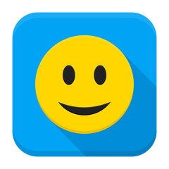 Smiling Yellow Face App Icon