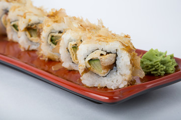 Japanese food rolls
