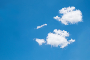 Cloudy blue sky cloudscape