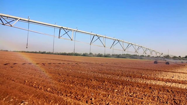 sprinklers fild agriculture