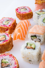 Different sushi rolls