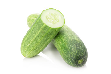 Cucumber isolated on white background