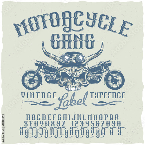 free motorcycle font
Motorcycle Gang Vintage Label typeface. Label font. Vintage font ... free motorcycle font
Motorcycle Gang Vintage Label typeface. Label font. Vintage font ...