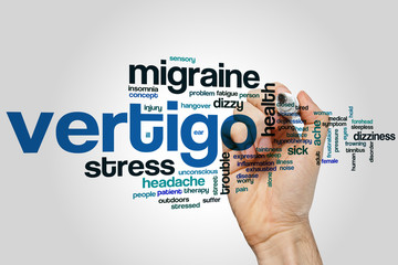 Vertigo word cloud