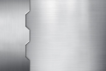 silver metal template background
