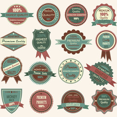 Vintage Badge Label Frame.Premium Badge,Logo,Ribbon collections