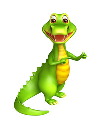 cute Aligator cartoon character
