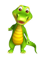 cute Aligator cartoon charcter