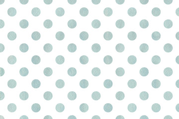 Fototapeta na wymiar Watercolor dots in blue color isolated over white.