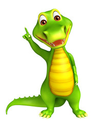 cute Aligator cartoon character