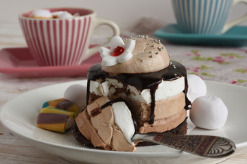 cup of coffee and cake