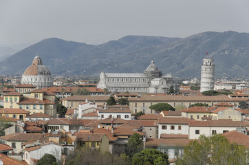 Fototapeta na wymiar Famous Square of Miracles of Pisa