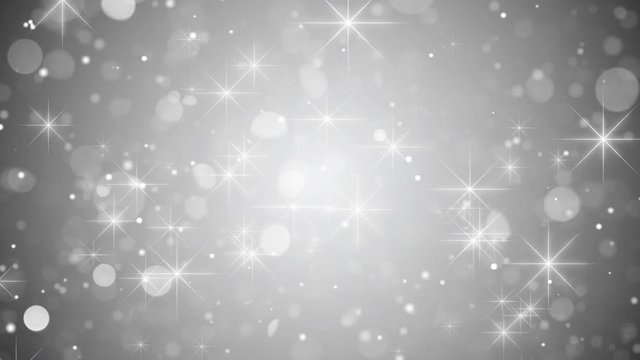 silver bokeh and sparkles loop 4k (4096x2304)

