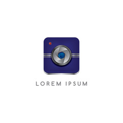 camera photography button logotype