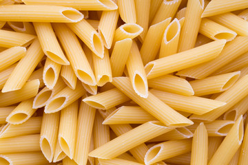 Italian macaroni pasta full background.