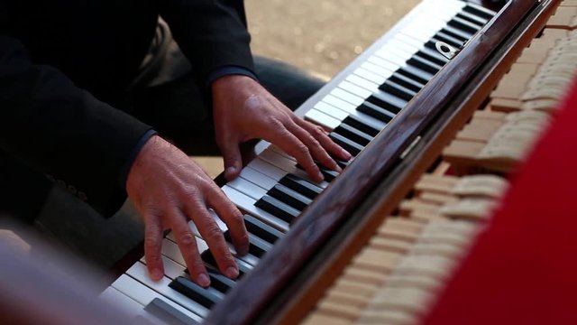 Man Playing the Piano