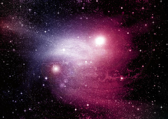 galaxy in a free space