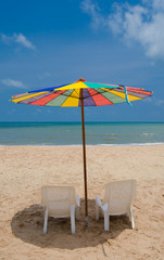 umbrella on beach