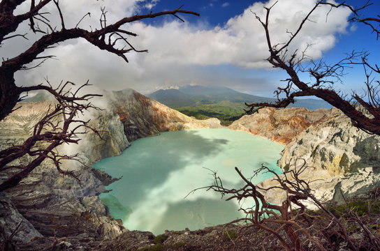 Mount Ijen Crater, East Java, Indonesia