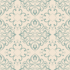 Seamless damask pattern.