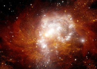 galaxy in a free space