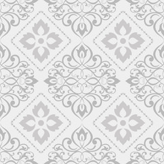 Seamless damask pattern.