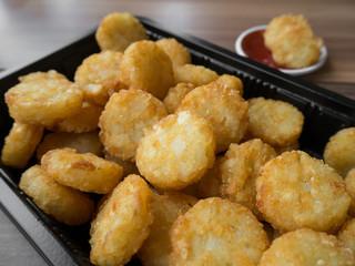 junk food american breakfast potato fried hash brown unhealthy