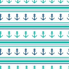 Nautical seamless pattern.