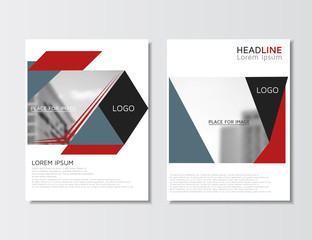 Annual report, brochure layout, flyer template. Leaflet design. Brochure design. Vector illustration, eps 10