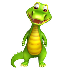 cute Aligator cartoon charcter