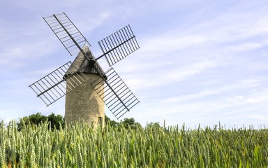 grain et moulin