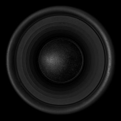 Black audio speaker