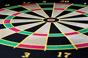Darts closeup