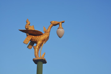 Thai style bird lamp