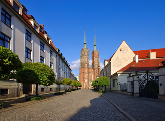 Fototapeta na wymiar Breslau Dom - Breslau the cathedral