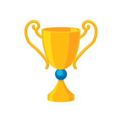 Sport trophy cup vector illustration.
