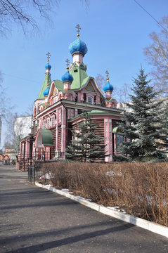 Wooden Orthodox Church in Lyubertsy.