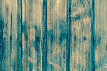 Fototapeta na wymiar Blue wood plank brown texture background